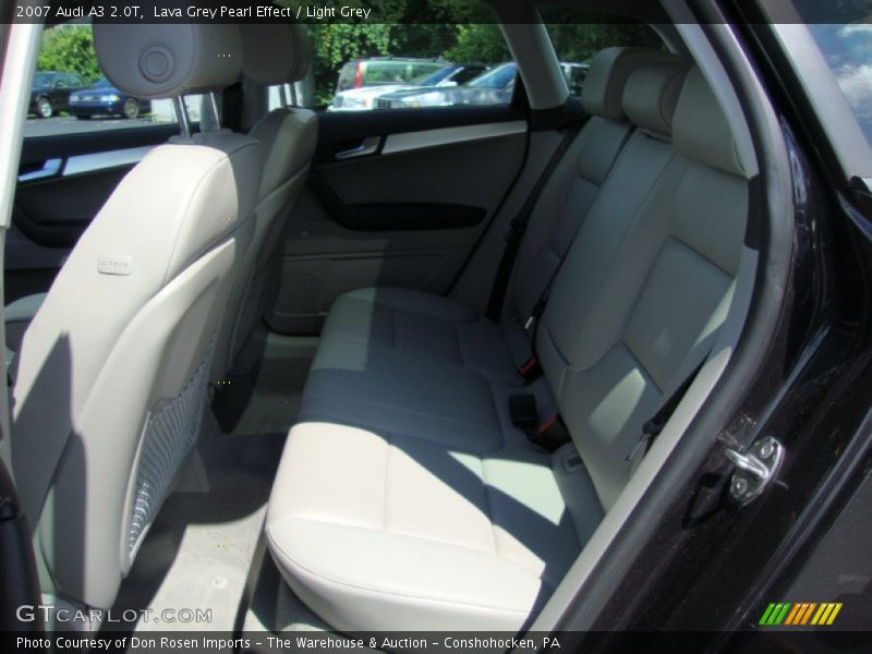 Lava Grey Pearl Effect / Light Grey 2007 Audi A3 2.0T