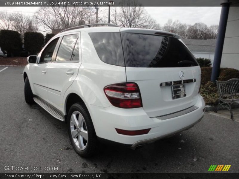 Arctic White / Cashmere 2009 Mercedes-Benz ML 350 4Matic