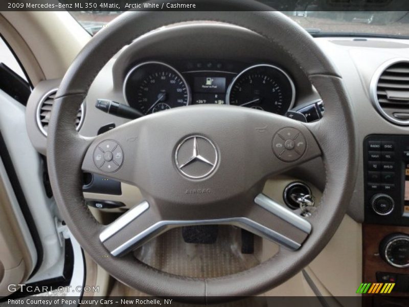 Arctic White / Cashmere 2009 Mercedes-Benz ML 350 4Matic