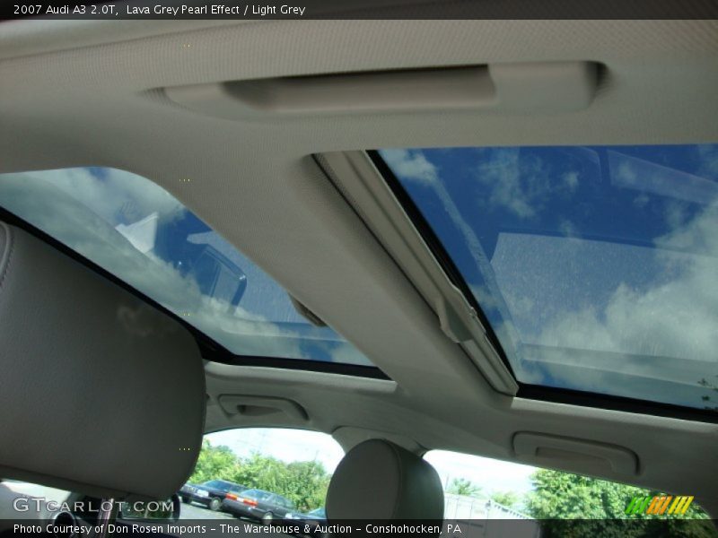Lava Grey Pearl Effect / Light Grey 2007 Audi A3 2.0T