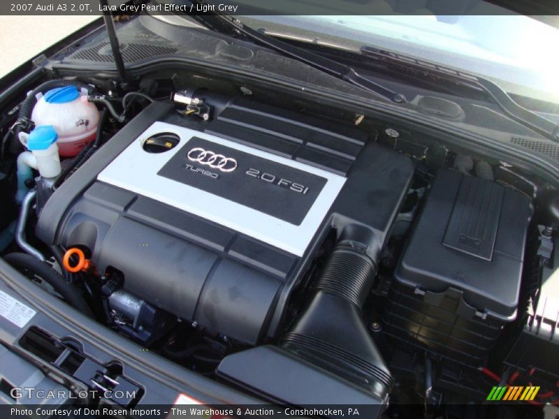  2007 A3 2.0T Engine - 2.0 Liter FSI Turbocharged DOHC 16-Valve 4 Cylinder