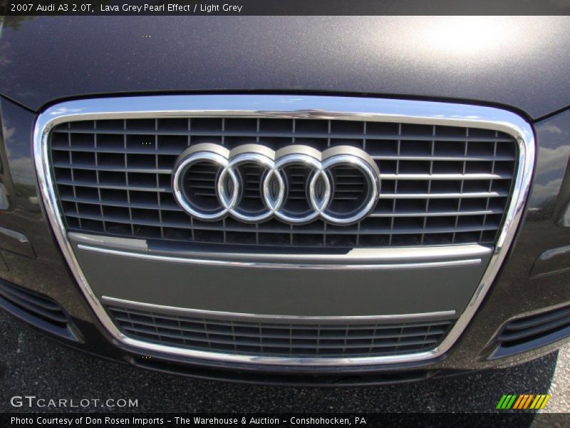 Lava Grey Pearl Effect / Light Grey 2007 Audi A3 2.0T