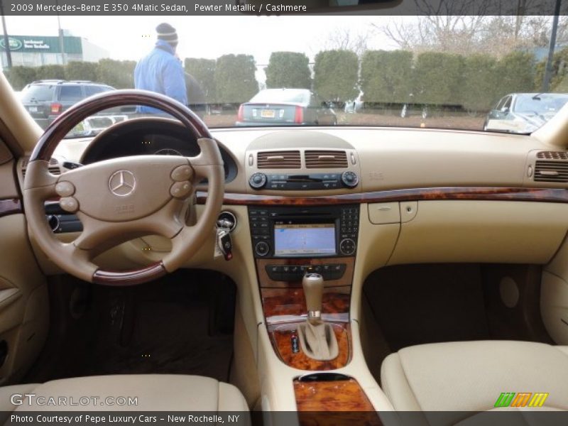 Pewter Metallic / Cashmere 2009 Mercedes-Benz E 350 4Matic Sedan