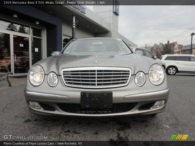 Pewter Silver Metallic / Ash 2004 Mercedes-Benz E 500 4Matic Sedan