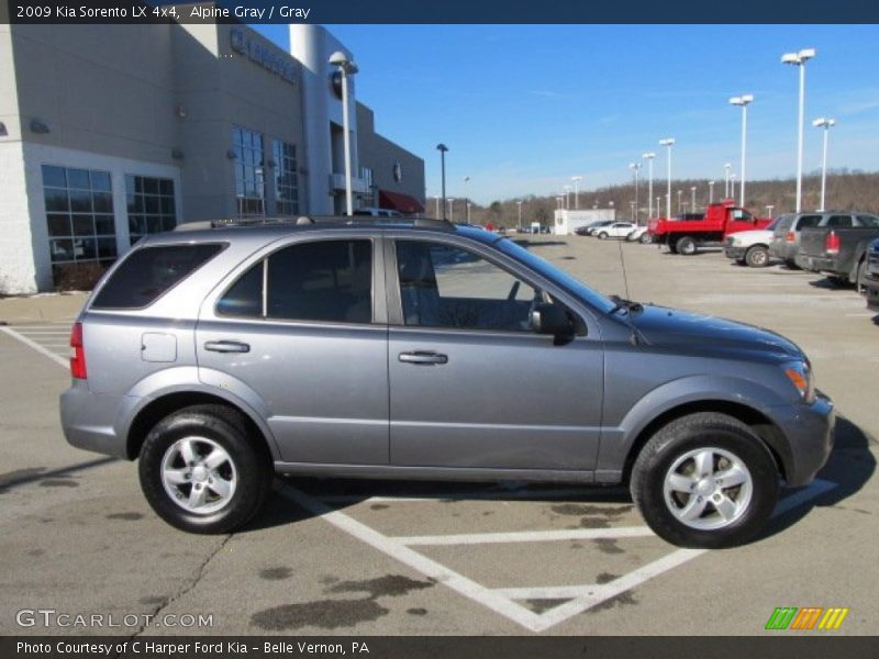 Alpine Gray / Gray 2009 Kia Sorento LX 4x4