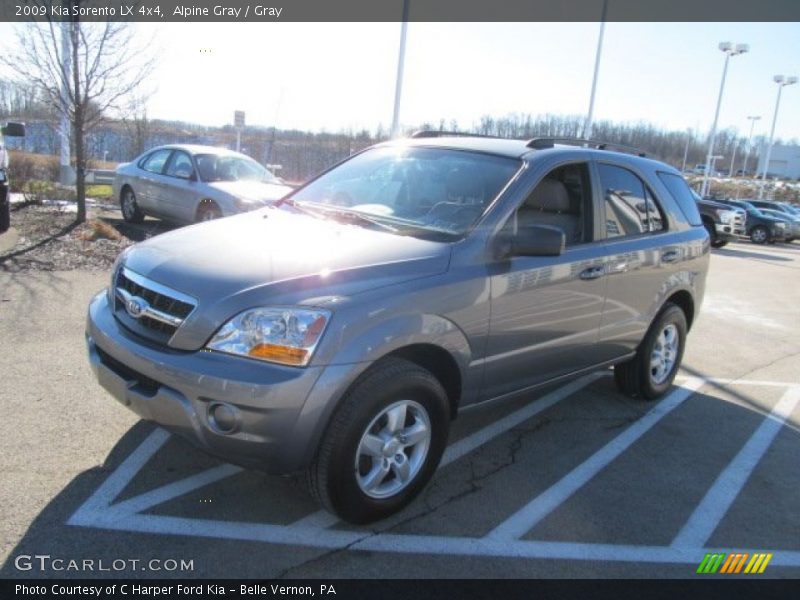 Alpine Gray / Gray 2009 Kia Sorento LX 4x4