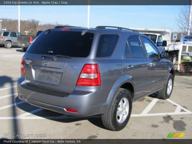 Alpine Gray / Gray 2009 Kia Sorento LX 4x4