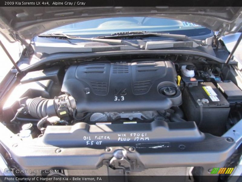 Alpine Gray / Gray 2009 Kia Sorento LX 4x4