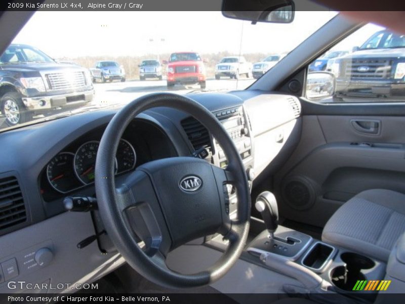 Alpine Gray / Gray 2009 Kia Sorento LX 4x4