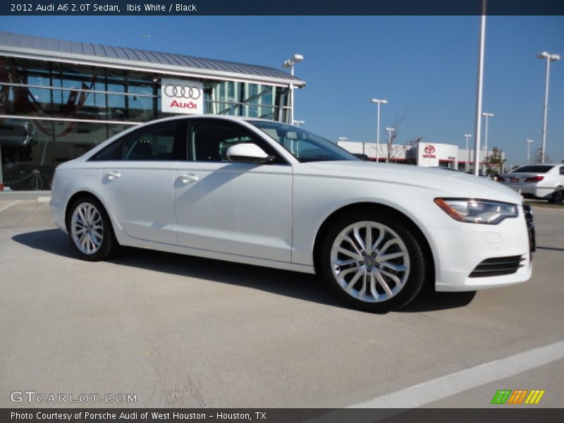 Ibis White / Black 2012 Audi A6 2.0T Sedan