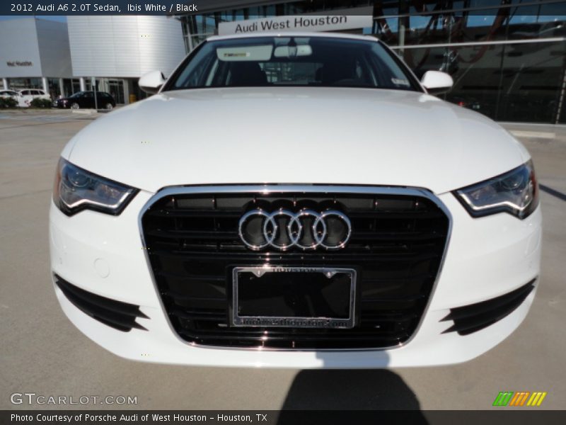 Ibis White / Black 2012 Audi A6 2.0T Sedan