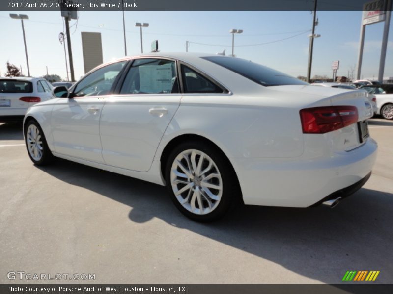 Ibis White / Black 2012 Audi A6 2.0T Sedan