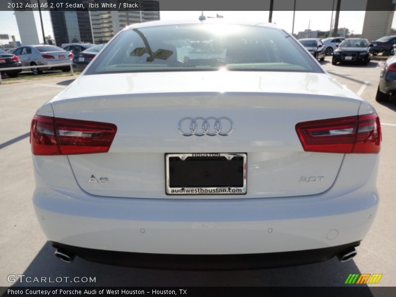 Ibis White / Black 2012 Audi A6 2.0T Sedan