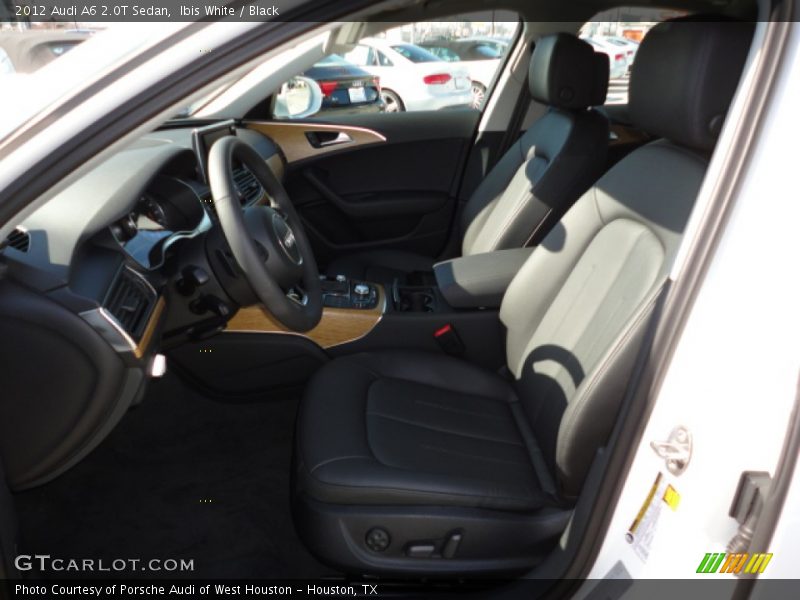 Ibis White / Black 2012 Audi A6 2.0T Sedan