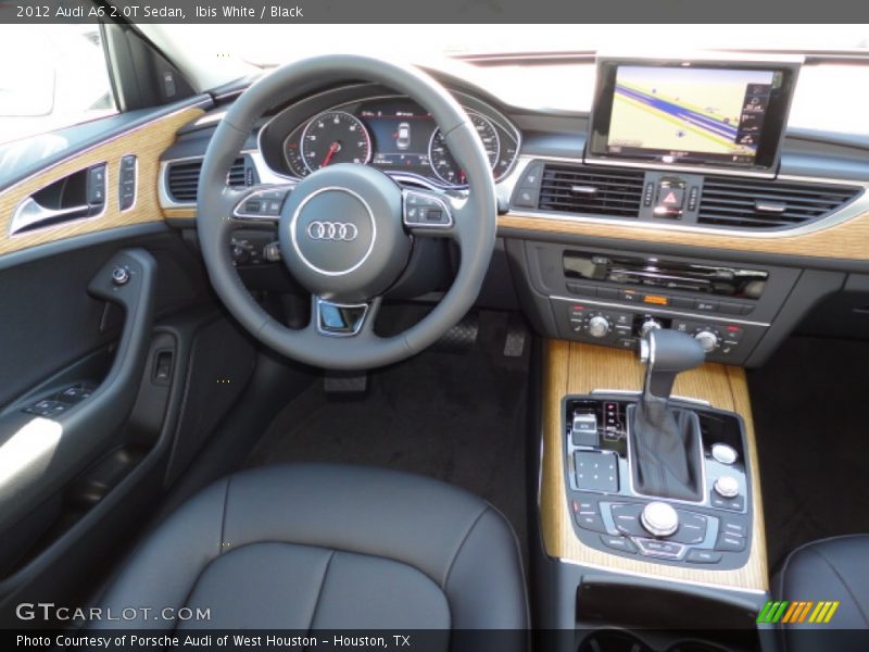 Ibis White / Black 2012 Audi A6 2.0T Sedan