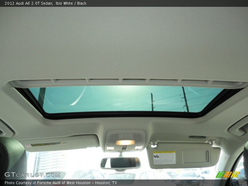 Ibis White / Black 2012 Audi A6 2.0T Sedan