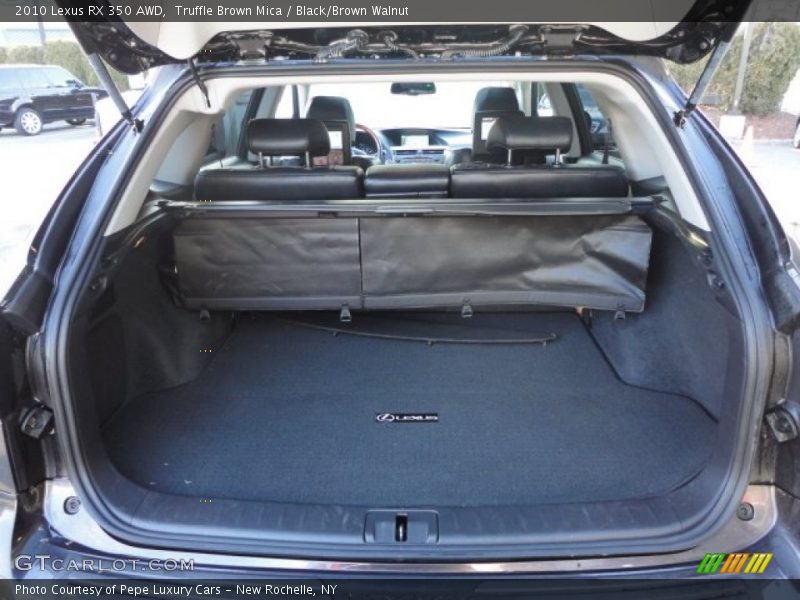 Truffle Brown Mica / Black/Brown Walnut 2010 Lexus RX 350 AWD