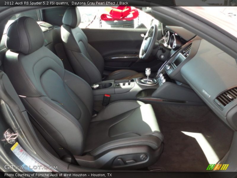 Daytona Gray Pearl Effect / Black 2012 Audi R8 Spyder 5.2 FSI quattro