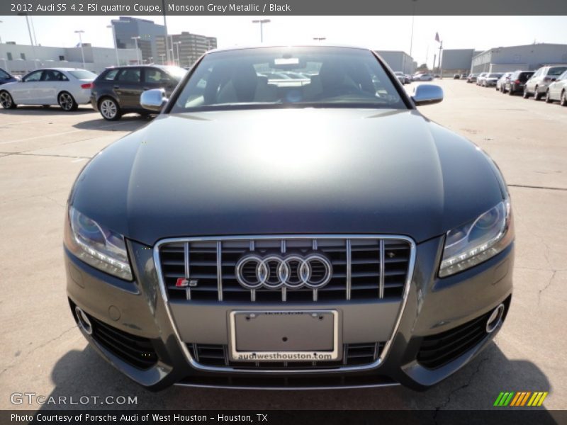 Monsoon Grey Metallic / Black 2012 Audi S5 4.2 FSI quattro Coupe