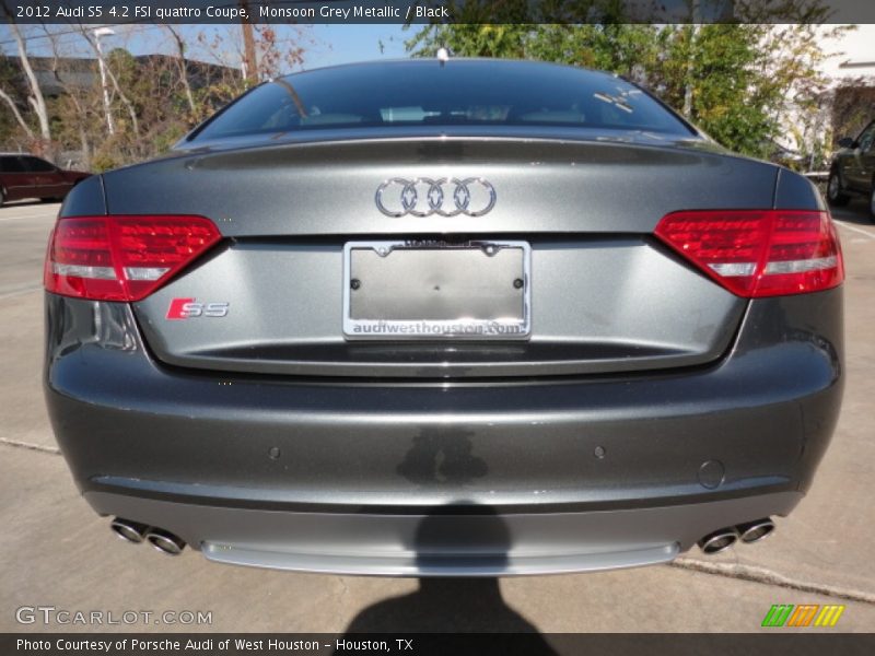 Monsoon Grey Metallic / Black 2012 Audi S5 4.2 FSI quattro Coupe