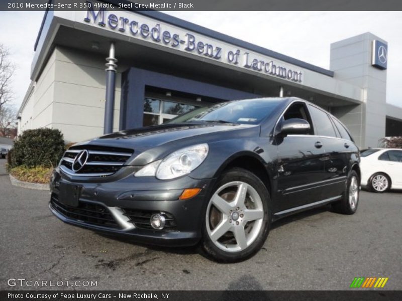 Steel Grey Metallic / Black 2010 Mercedes-Benz R 350 4Matic