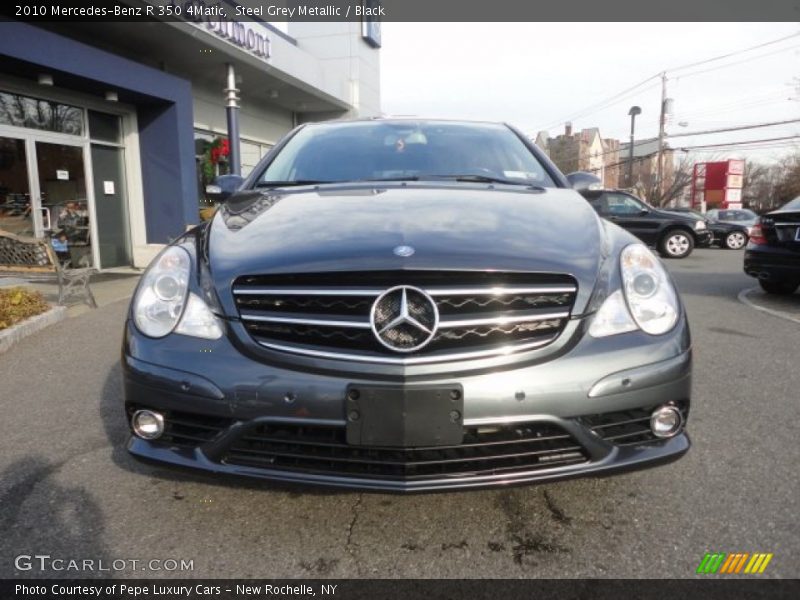 Steel Grey Metallic / Black 2010 Mercedes-Benz R 350 4Matic