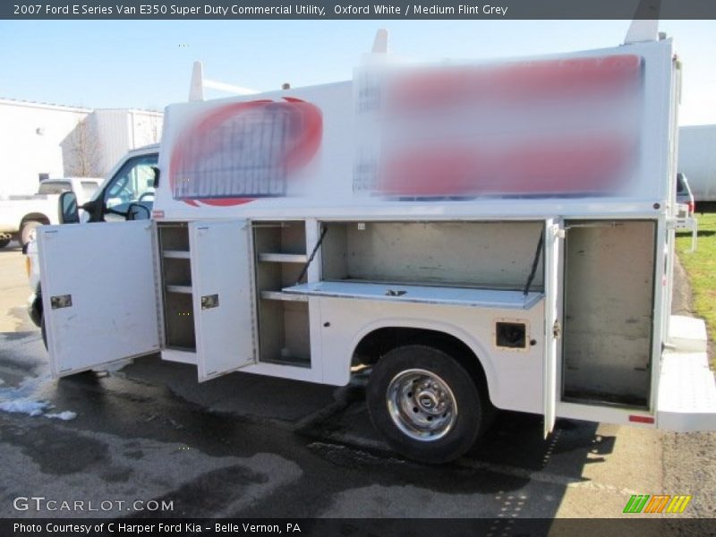 Oxford White / Medium Flint Grey 2007 Ford E Series Van E350 Super Duty Commercial Utility