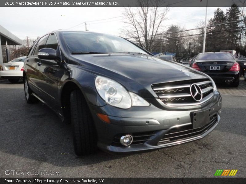 Steel Grey Metallic / Black 2010 Mercedes-Benz R 350 4Matic