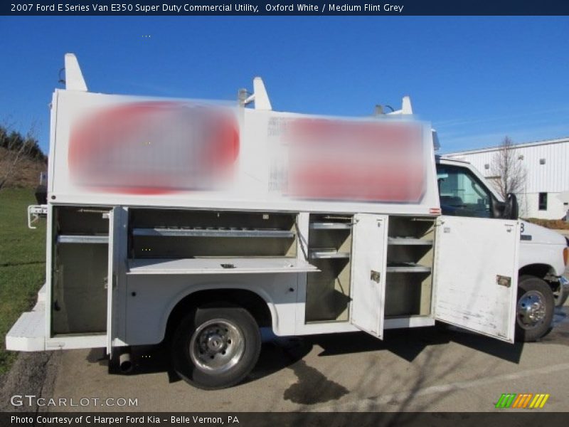 Oxford White / Medium Flint Grey 2007 Ford E Series Van E350 Super Duty Commercial Utility