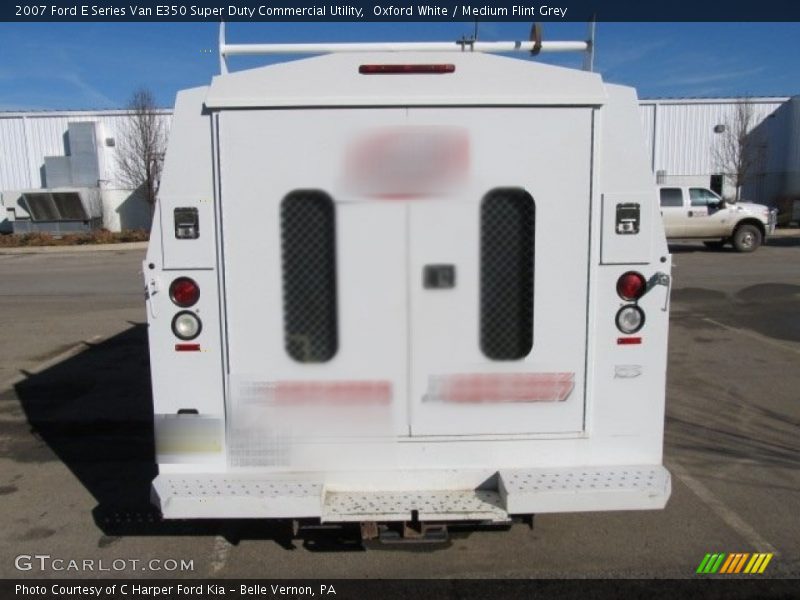 Oxford White / Medium Flint Grey 2007 Ford E Series Van E350 Super Duty Commercial Utility