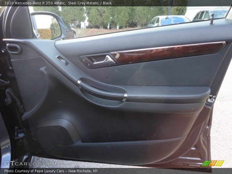 Steel Grey Metallic / Black 2010 Mercedes-Benz R 350 4Matic