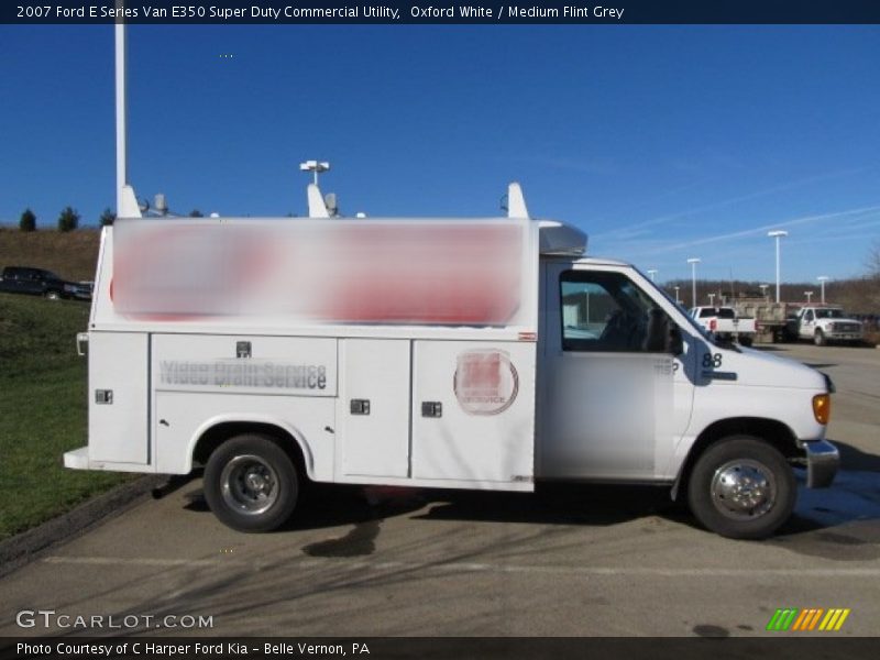 Oxford White / Medium Flint Grey 2007 Ford E Series Van E350 Super Duty Commercial Utility