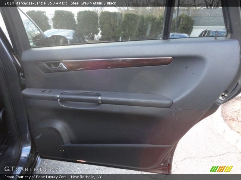 Steel Grey Metallic / Black 2010 Mercedes-Benz R 350 4Matic