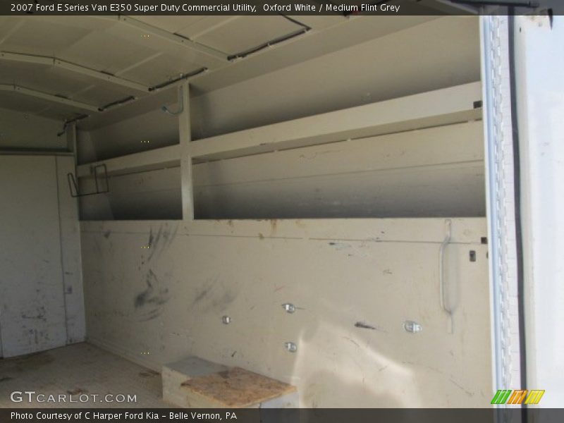Oxford White / Medium Flint Grey 2007 Ford E Series Van E350 Super Duty Commercial Utility