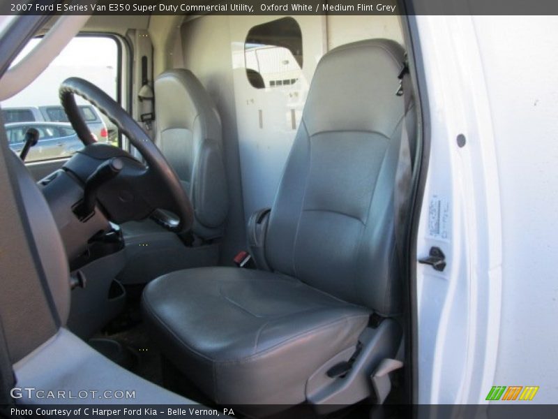 Oxford White / Medium Flint Grey 2007 Ford E Series Van E350 Super Duty Commercial Utility