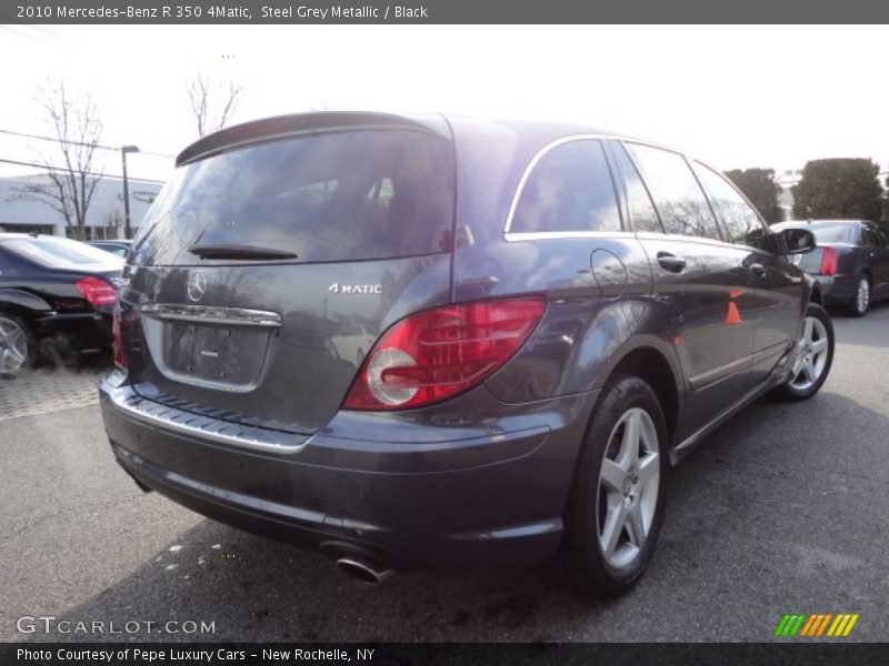 Steel Grey Metallic / Black 2010 Mercedes-Benz R 350 4Matic