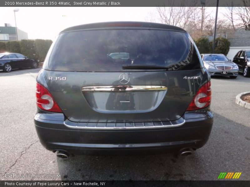 Steel Grey Metallic / Black 2010 Mercedes-Benz R 350 4Matic