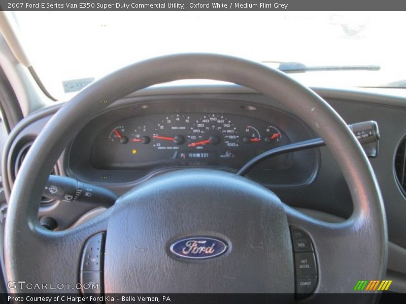Oxford White / Medium Flint Grey 2007 Ford E Series Van E350 Super Duty Commercial Utility