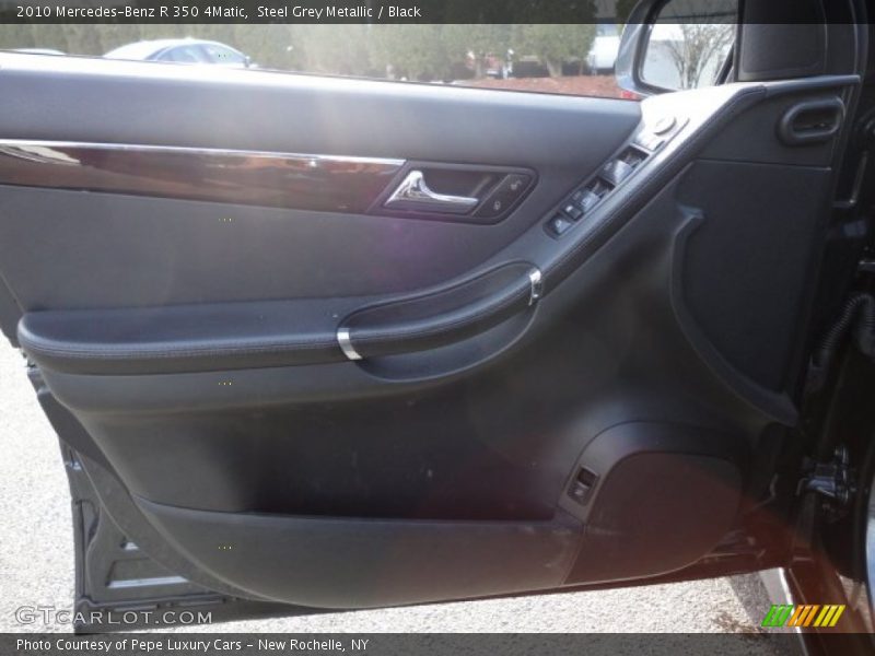 Steel Grey Metallic / Black 2010 Mercedes-Benz R 350 4Matic