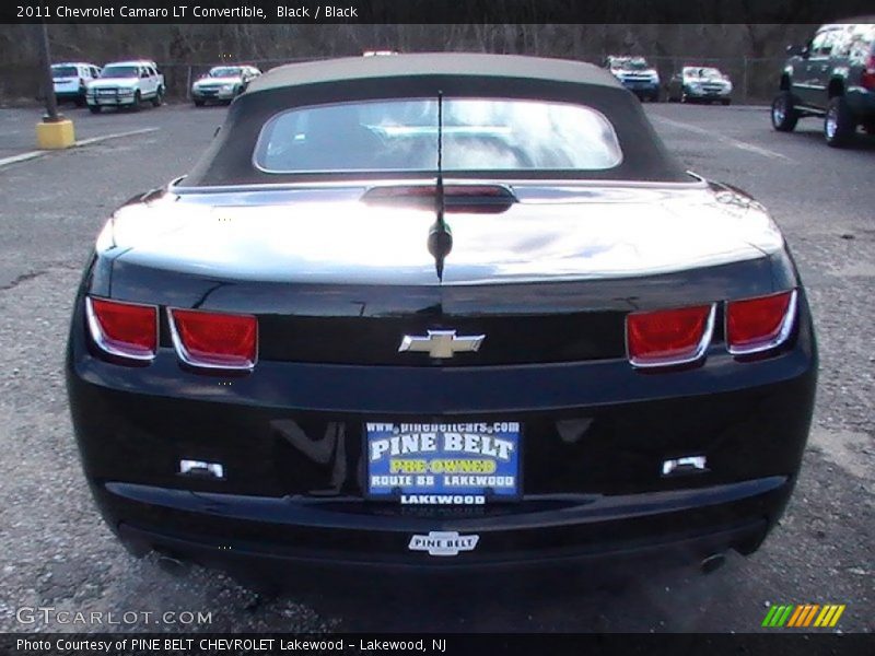Black / Black 2011 Chevrolet Camaro LT Convertible