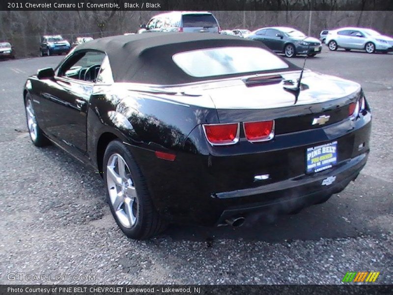 Black / Black 2011 Chevrolet Camaro LT Convertible