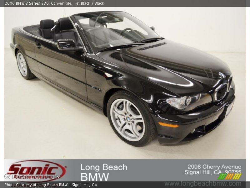 Jet Black / Black 2006 BMW 3 Series 330i Convertible