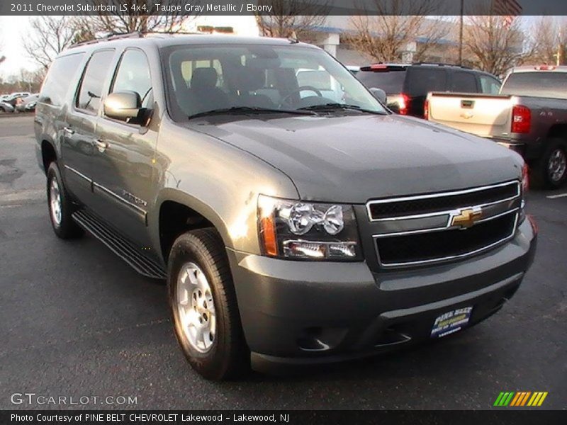 Taupe Gray Metallic / Ebony 2011 Chevrolet Suburban LS 4x4
