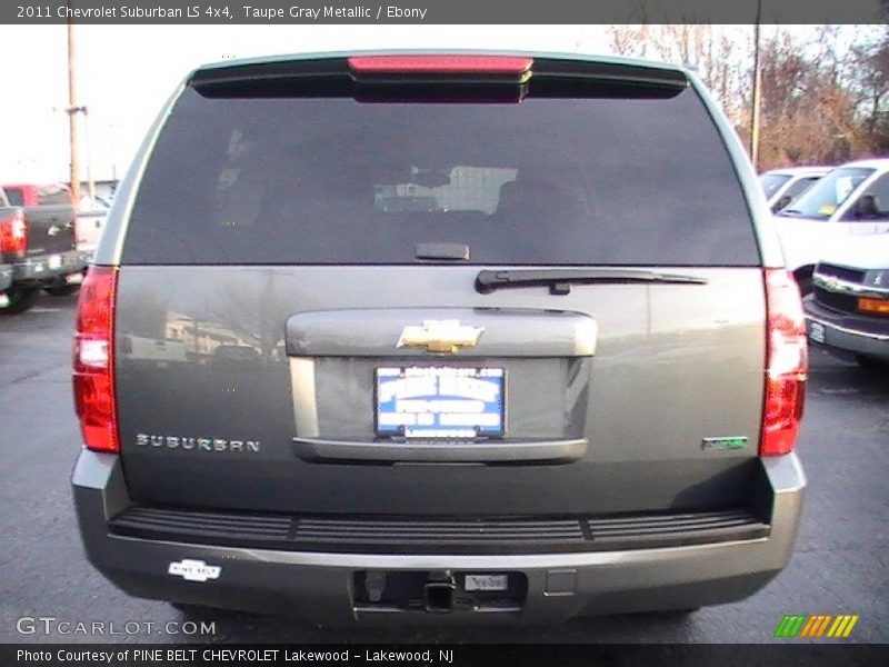 Taupe Gray Metallic / Ebony 2011 Chevrolet Suburban LS 4x4