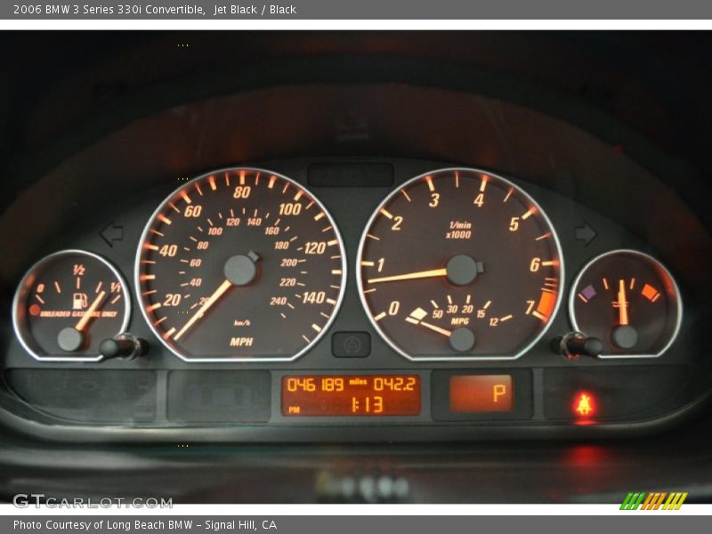 Jet Black / Black 2006 BMW 3 Series 330i Convertible