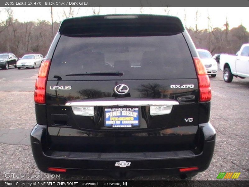 Black Onyx / Dark Gray 2005 Lexus GX 470