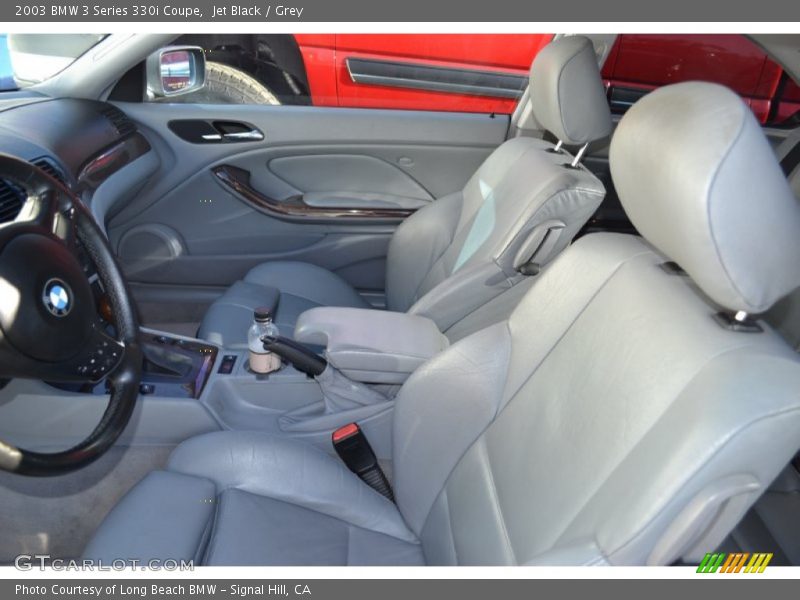 Jet Black / Grey 2003 BMW 3 Series 330i Coupe
