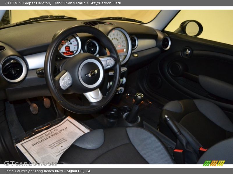 Dark Silver Metallic / Grey/Carbon Black 2010 Mini Cooper Hardtop