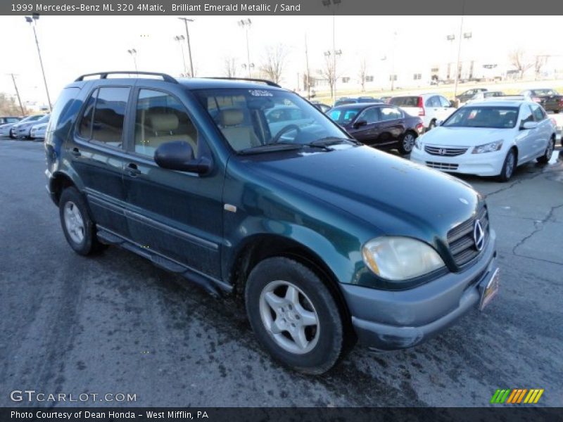 Brilliant Emerald Metallic / Sand 1999 Mercedes-Benz ML 320 4Matic