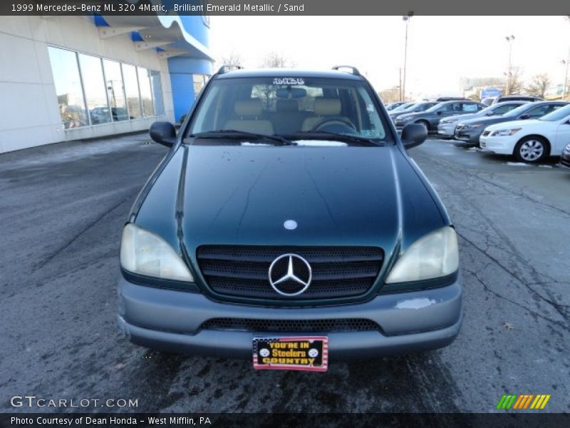 Brilliant Emerald Metallic / Sand 1999 Mercedes-Benz ML 320 4Matic